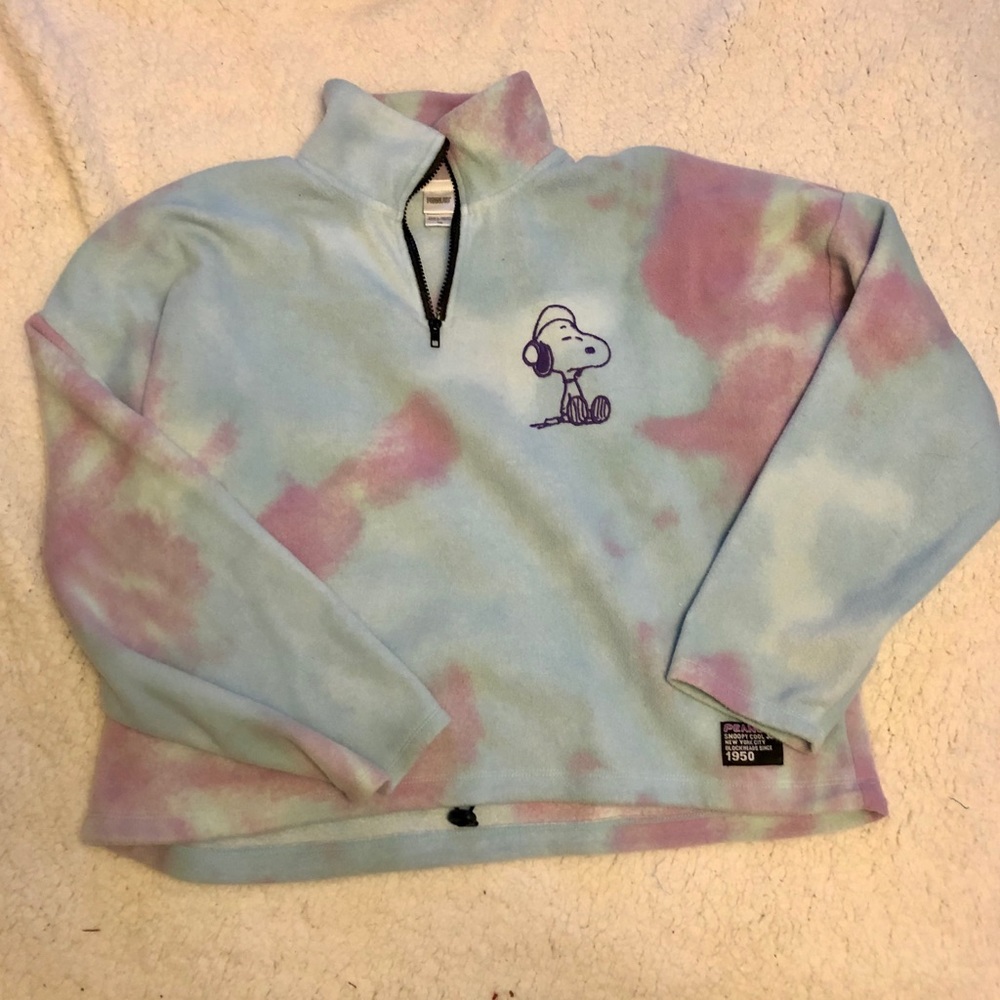 Snoopy Fleece Zip Up